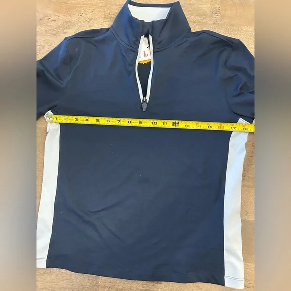 NWT Puma Boys Navy Long Sleeve Pullover Size 11-12 - Picture 5 of 6